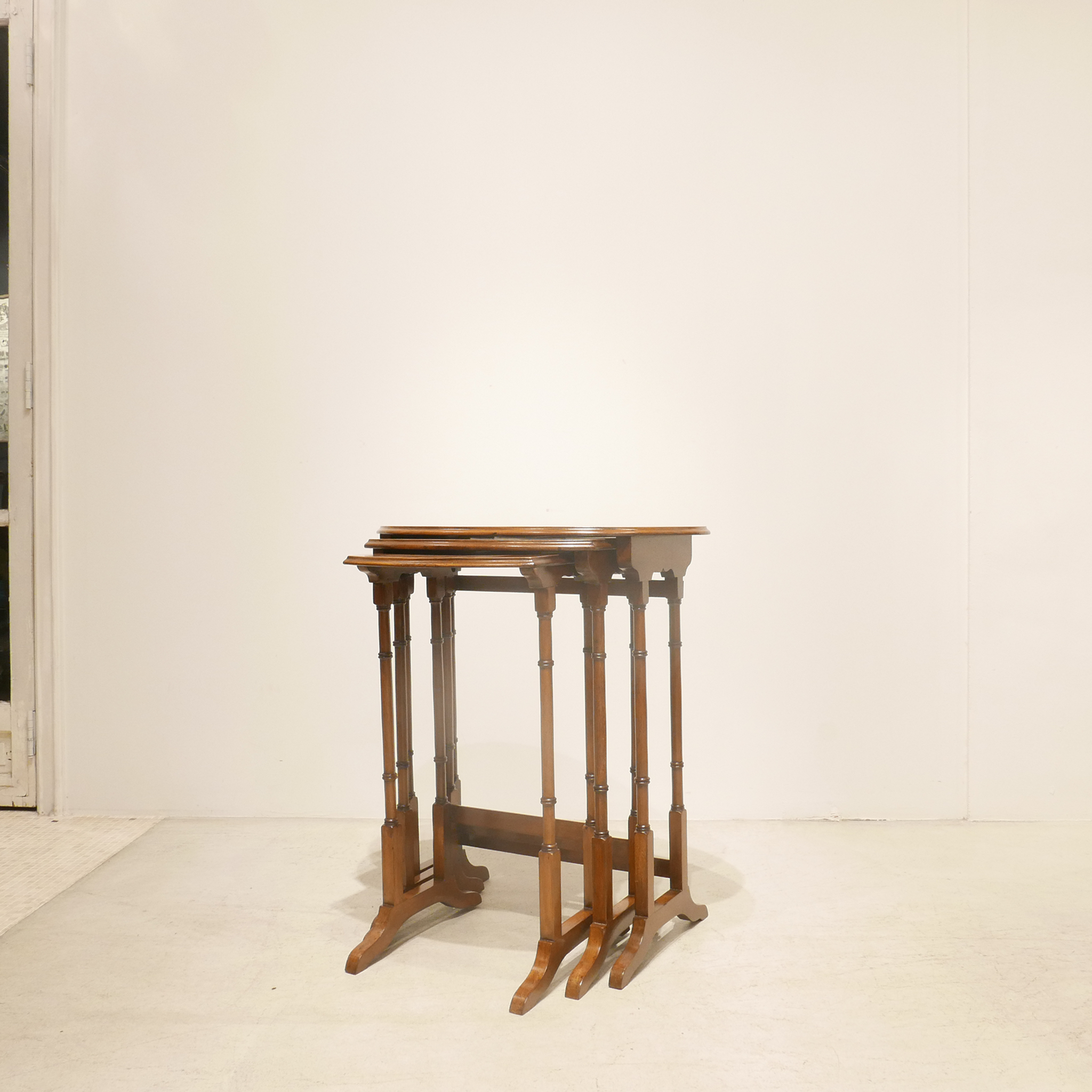 アンティーク　ネスト/サイドテーブル　木製 Nest of tables/ネストオブテーブルス/Side table/サイド