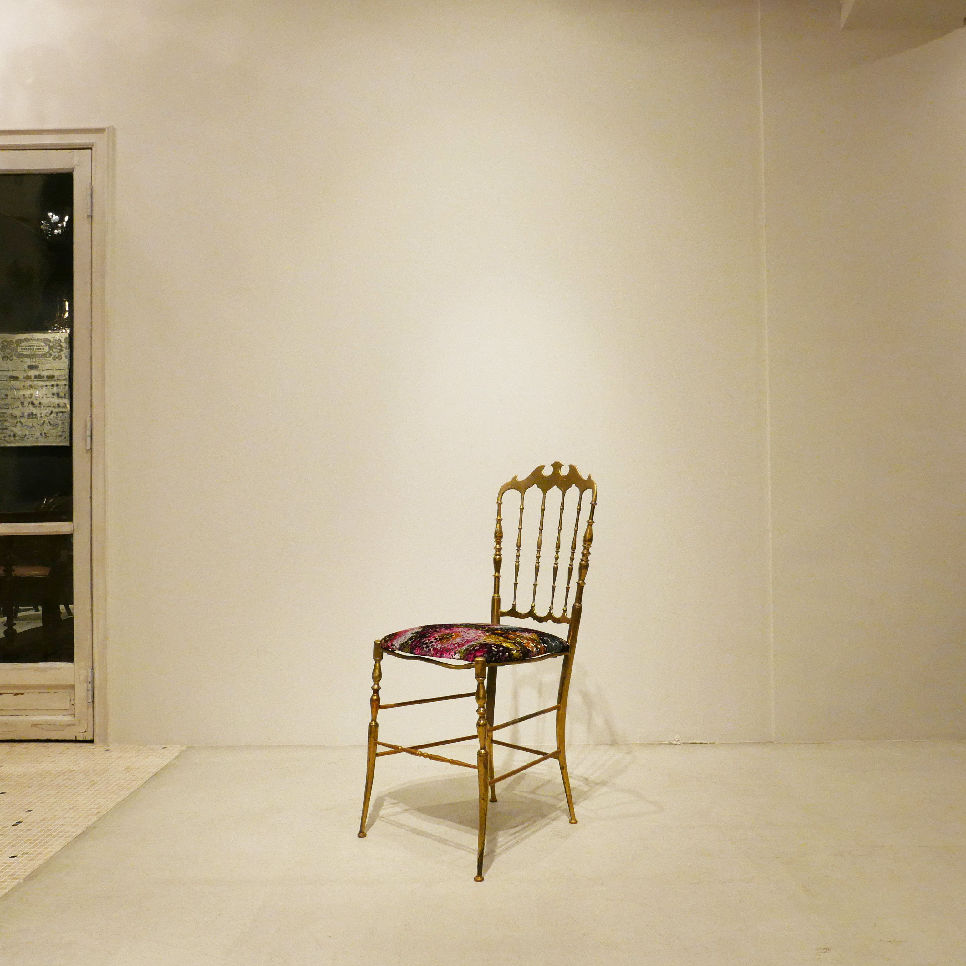 美品■イタリア製■真鍮■キアヴァリチェア■ダイニングチェア■アクセントチェア■ Chiavari chair/キアヴァリチェア/Side chair/サイドチェア – Steward