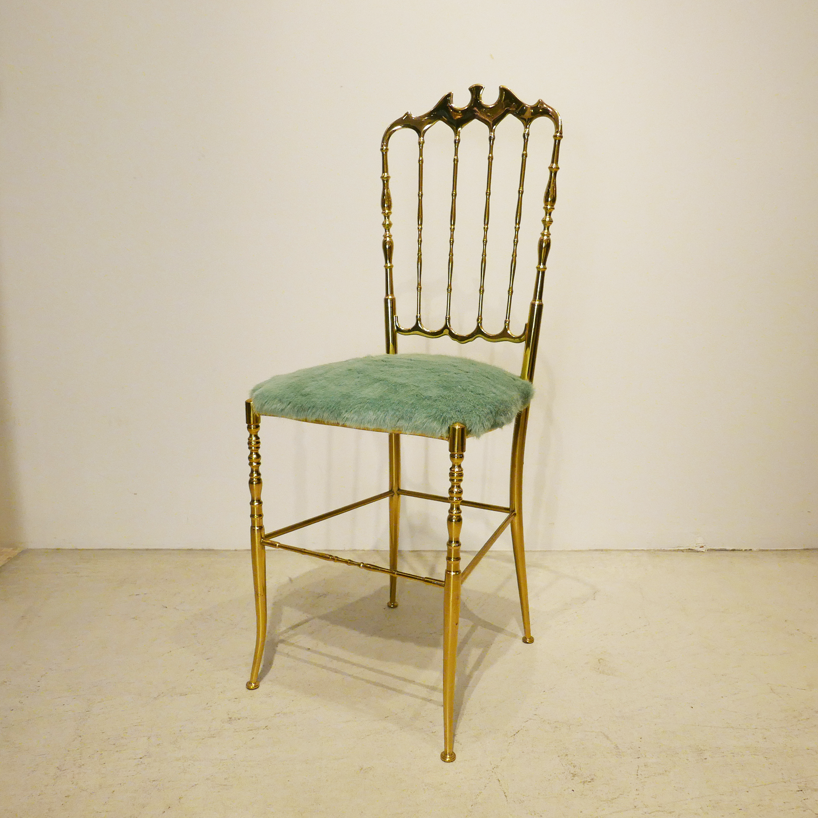 美品■イタリア製■真鍮■キアヴァリチェア■ダイニングチェア■アクセントチェア■ Chiavari chair/キアヴァリチェア/Side chair/サイドチェア – Steward